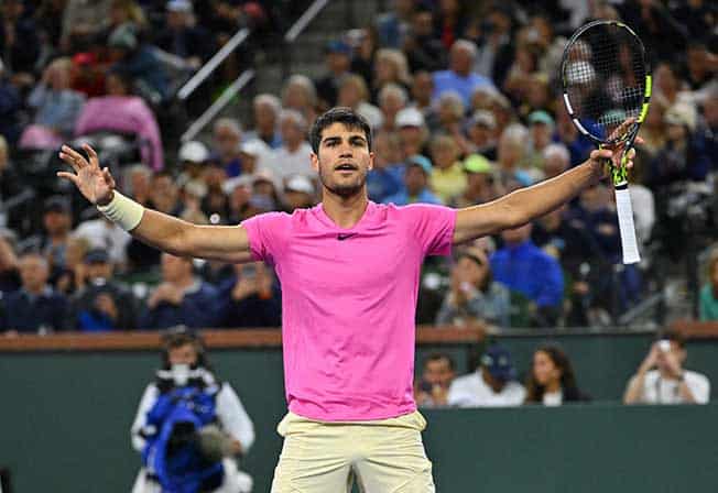 image Alcaraz routs Medvedev in Indian Wells final, reclaims No.1 ranking