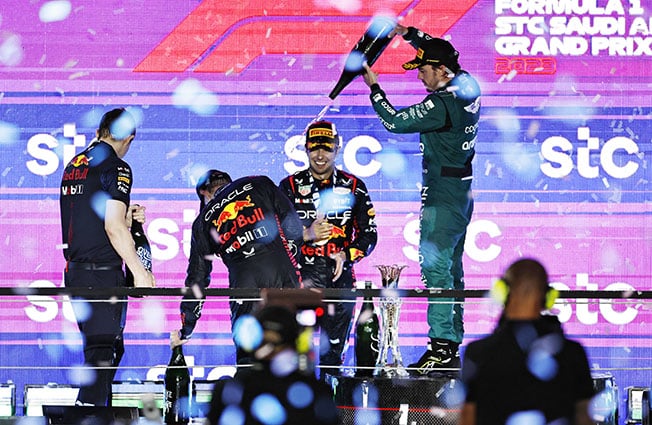 image Perez wins Saudi GP in another Red Bull one-two