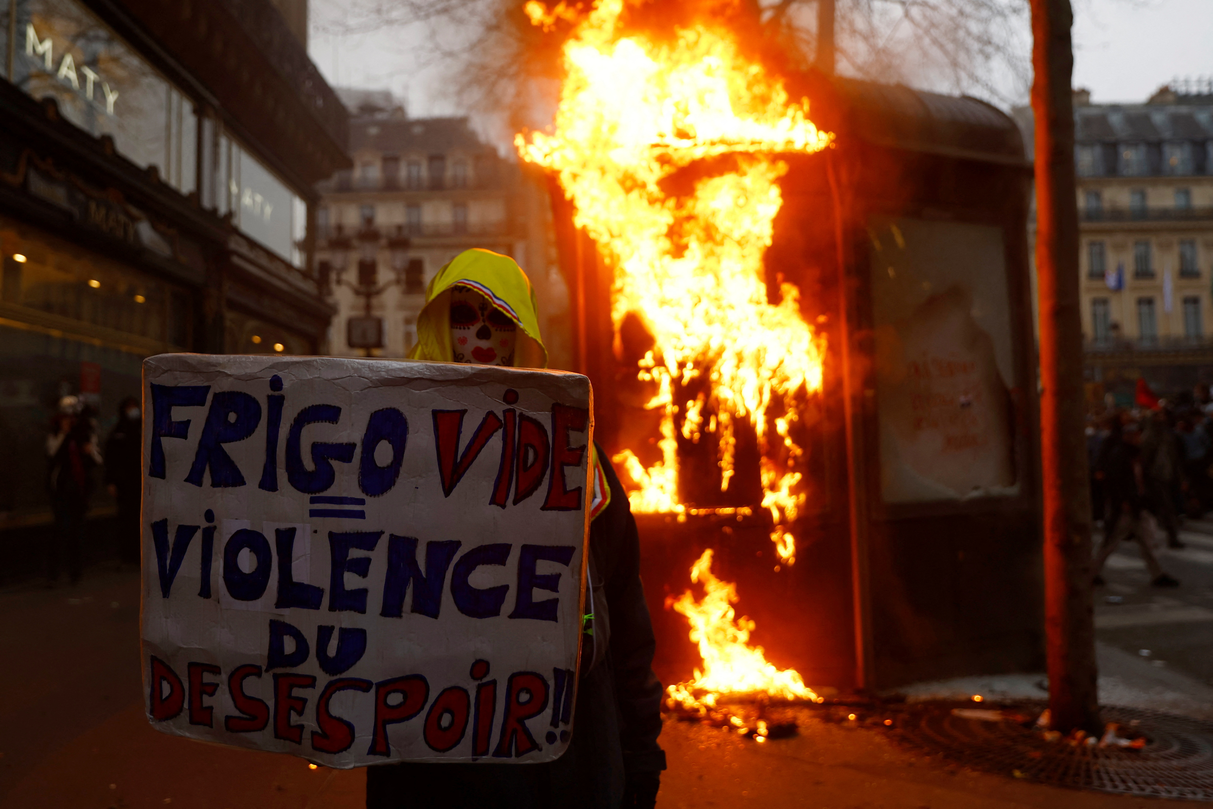 image New protests against Macron and his pension bill amid warnings of violence