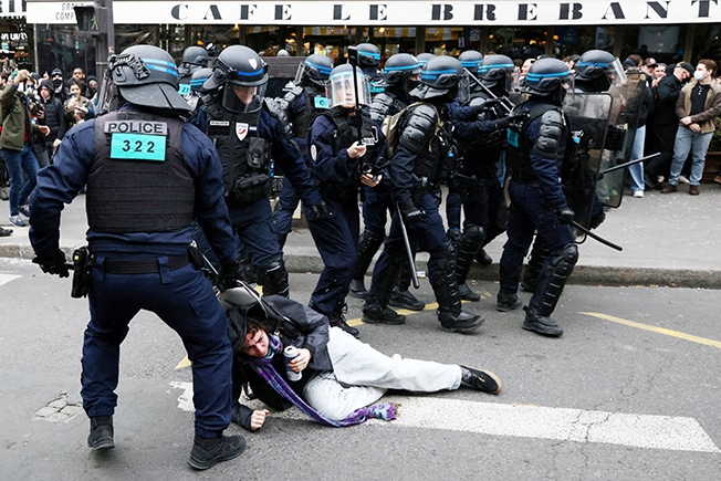 image King Charles’ state visit to France postponed after violent protests