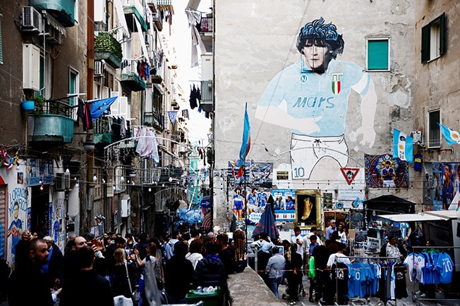 image Naples paints the town blue for first Scudetto since Maradona era