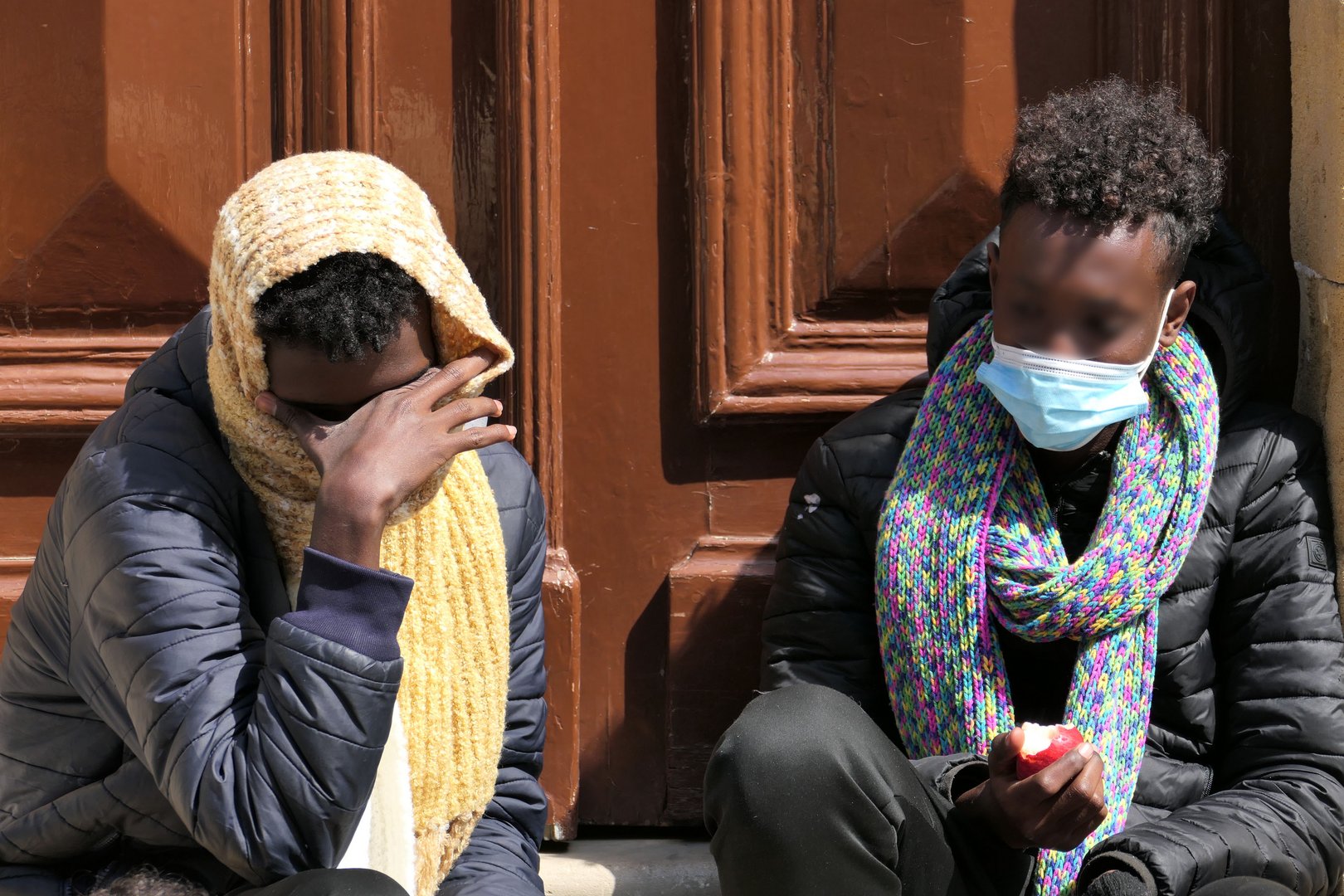 image Yeri and Latsia say no to buildings for unaccompanied migrant children