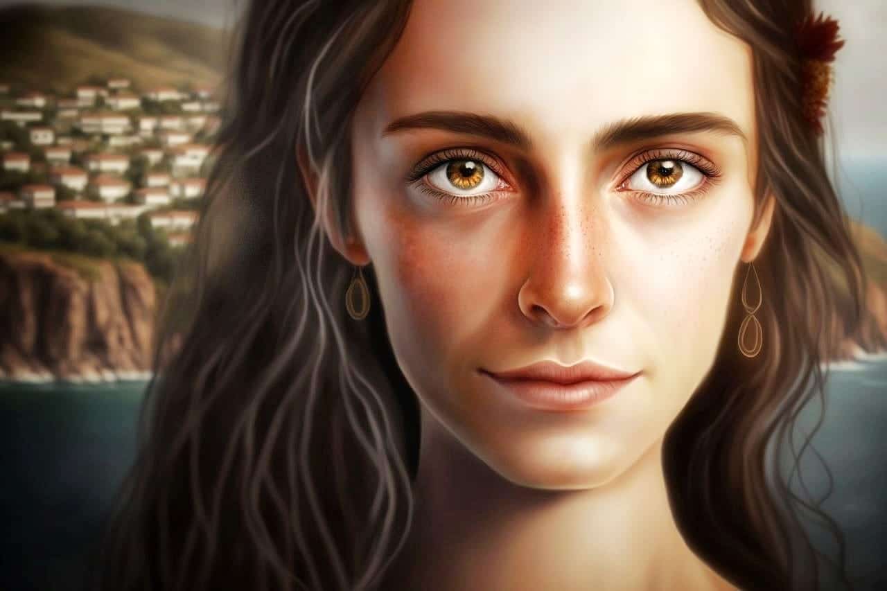 image ‘Portrait of Cyprus as a girl’