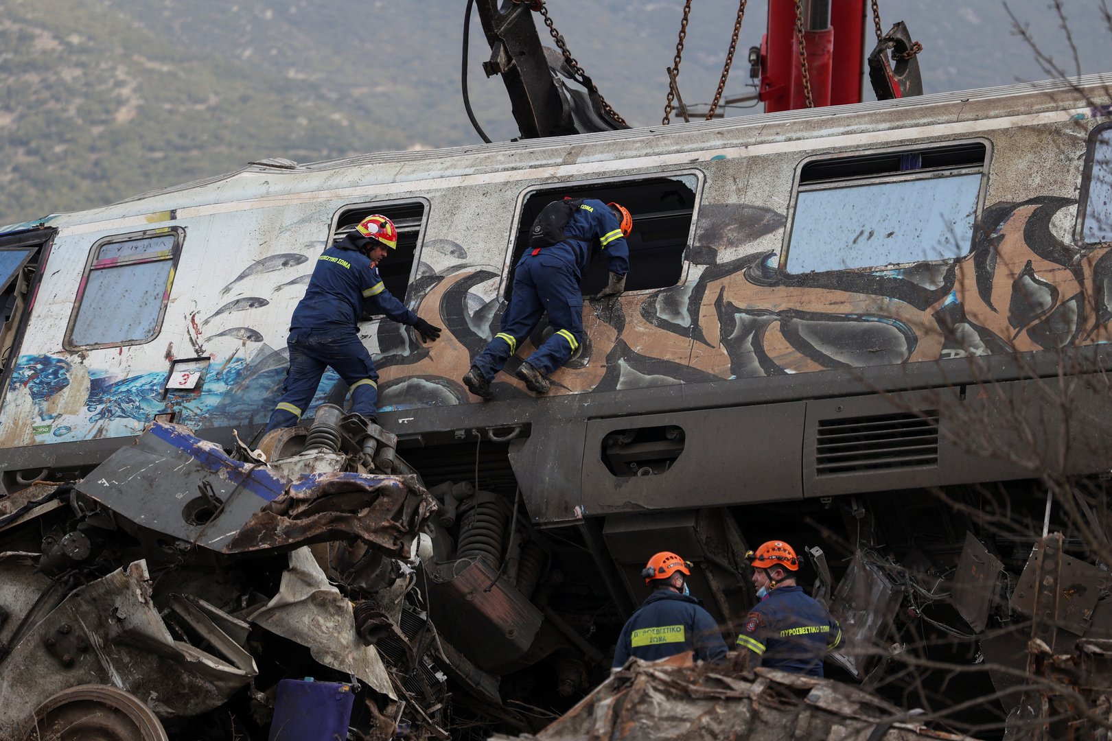 image Greek inquiry finds rail safety gaps remain, two years after deadly crash