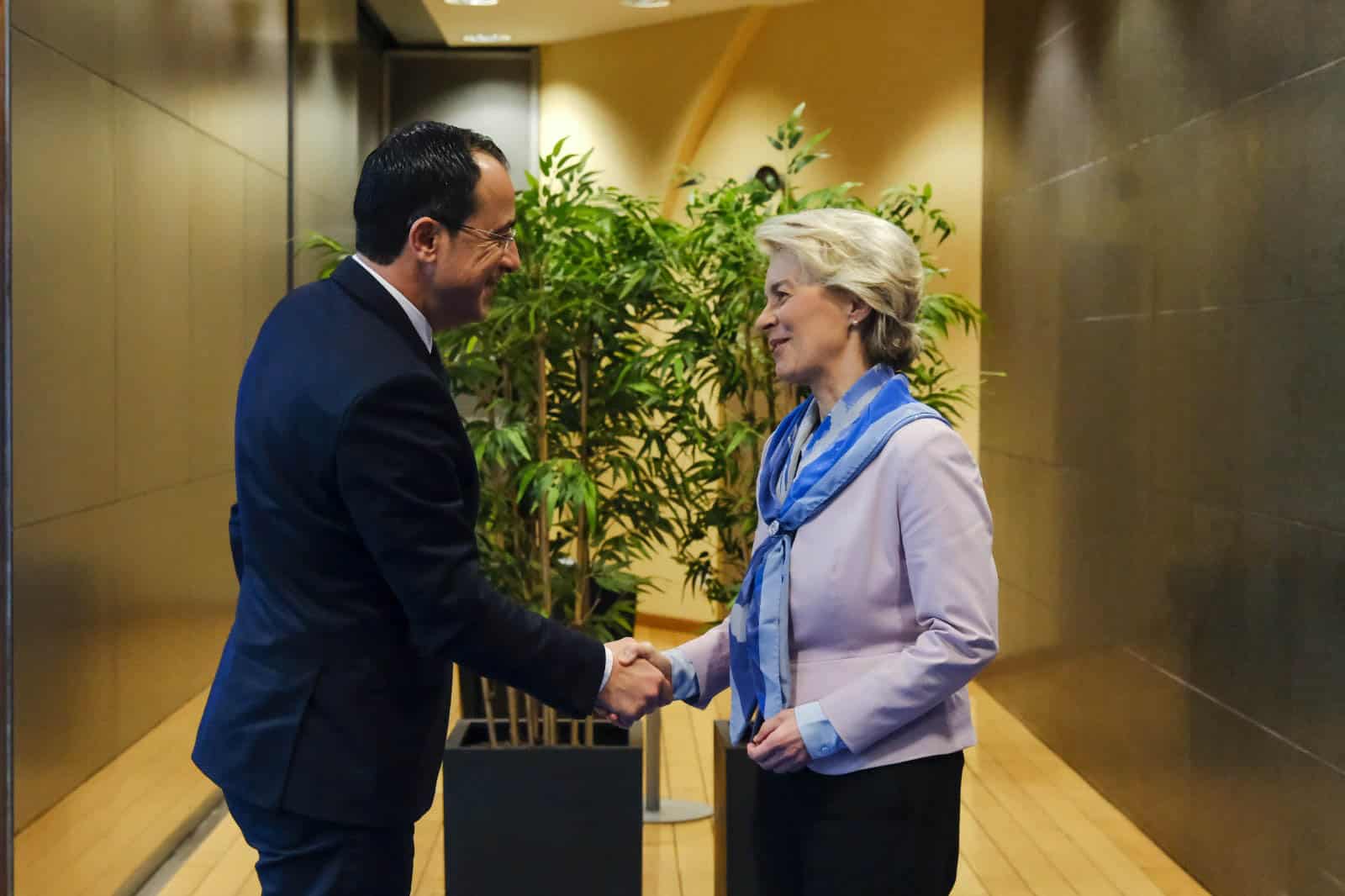 image Christodoulides meets European Commission president (Updated)