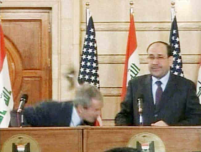 image No regrets from the Iraqi who threw his shoes at Bush
