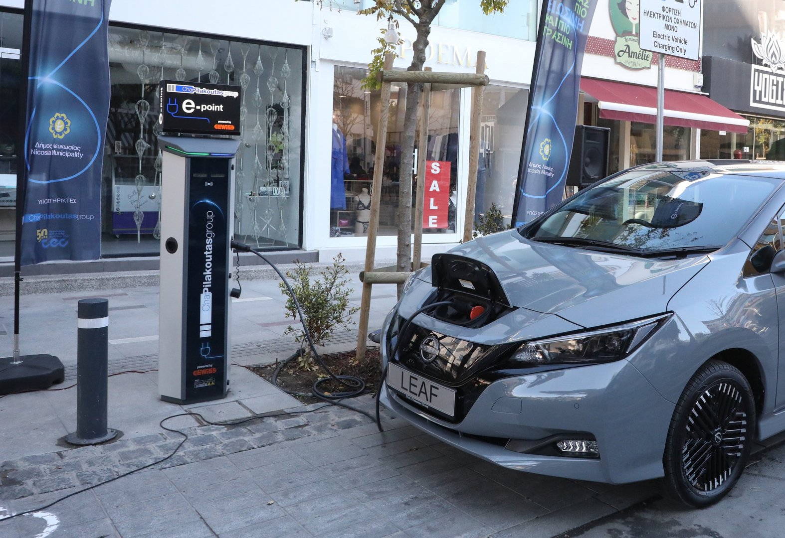 image Free car charging points open in Nicosia