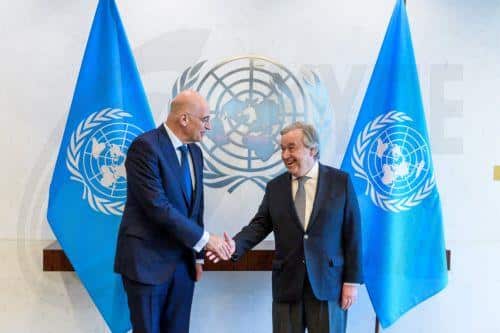 image Greek Foreign Minister calls on UN chief to intensify efforts for a Cyprus solution