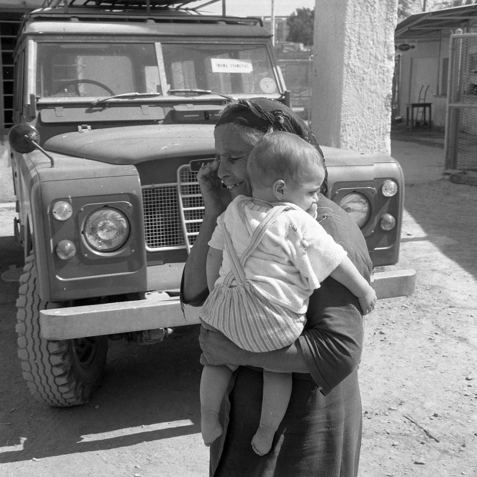 feature eleni bambis avdellopoulos' photo that served as the basis of the second stamp