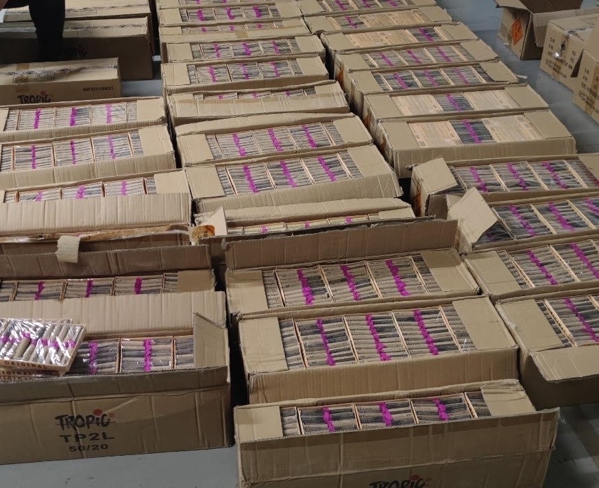 image Men deny were in possession of 96,000 firecrackers