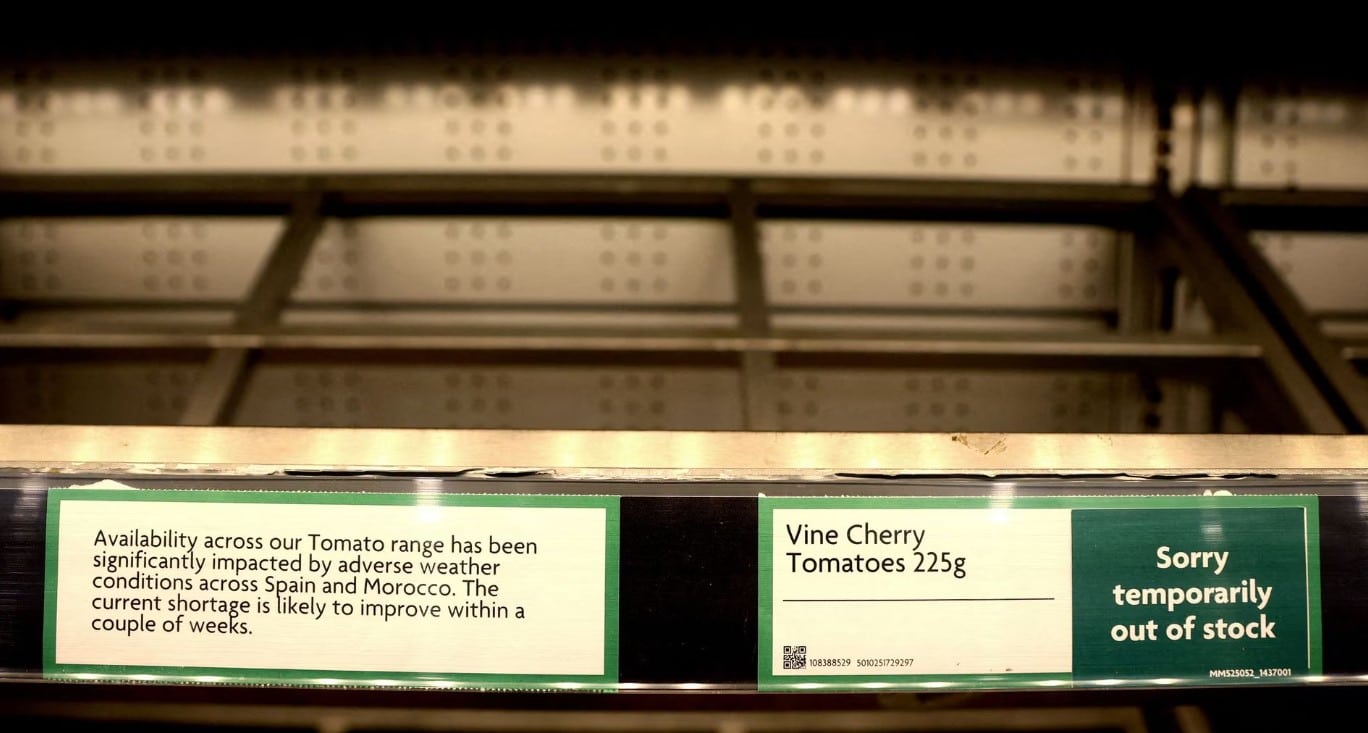 image More food shortages could add to Britain&#8217;s price pressure