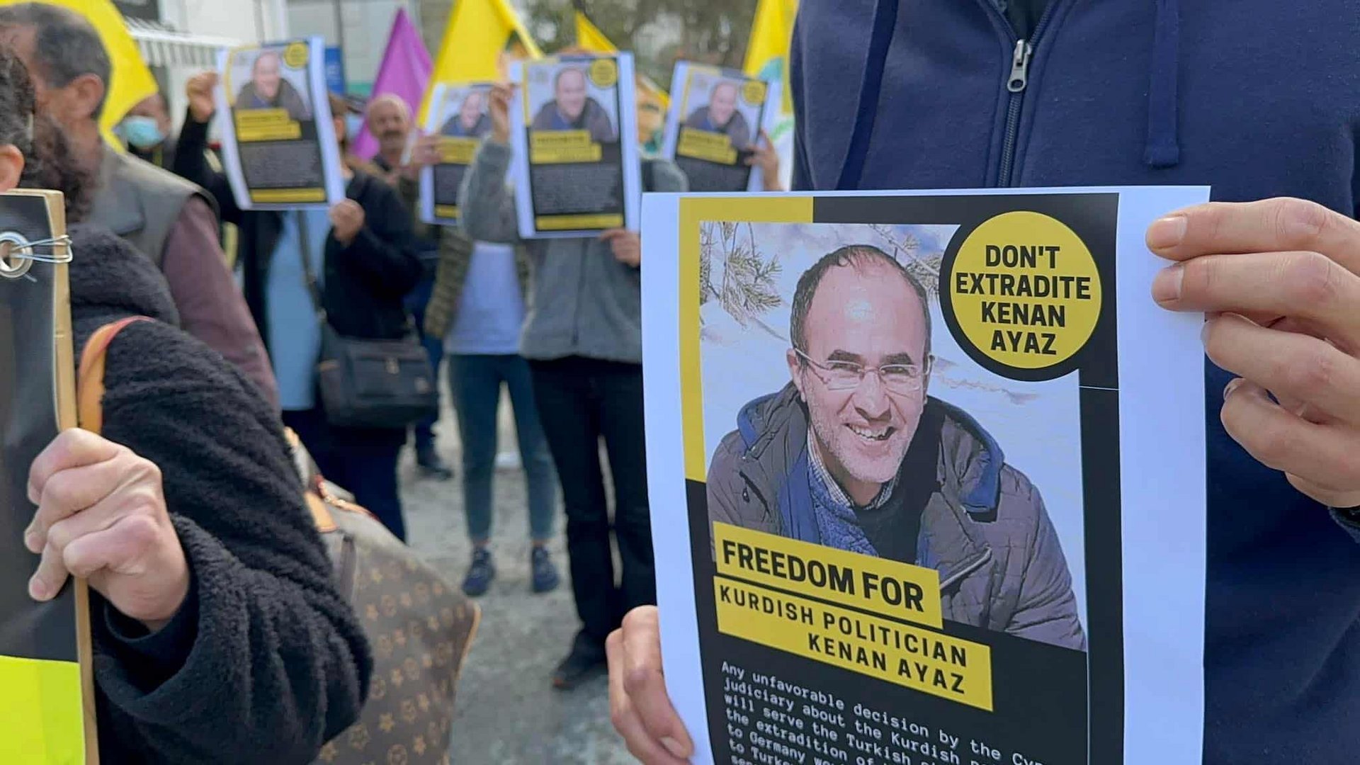 image Kurds protest Germany’s extradition request of politician in Cyprus (Updated)