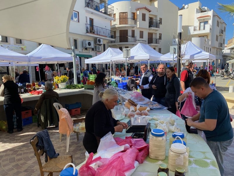 larnaca market outside