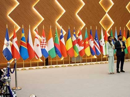 image ‘TRNC’ flag on show at Bahrain meeting
