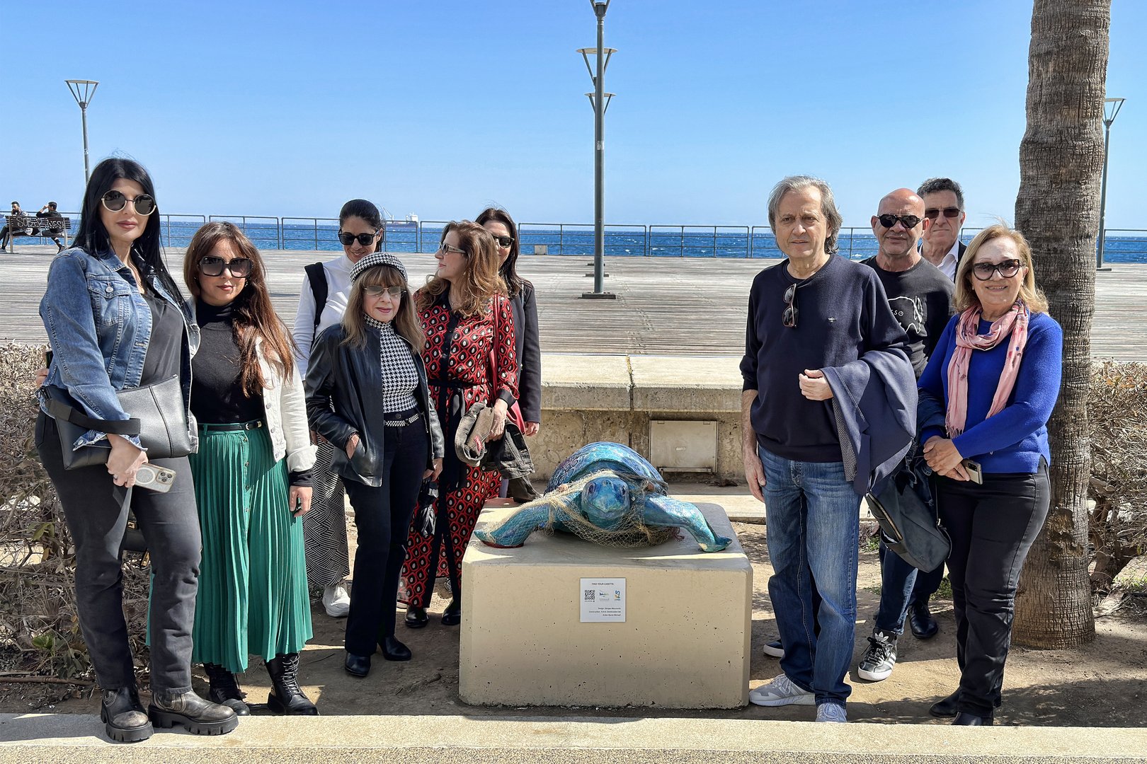 image Limassol installs ten Caretta-caretta turtle sculptures