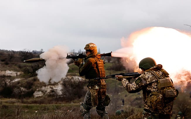 image Ukraine hits Russian-held city deep behind front