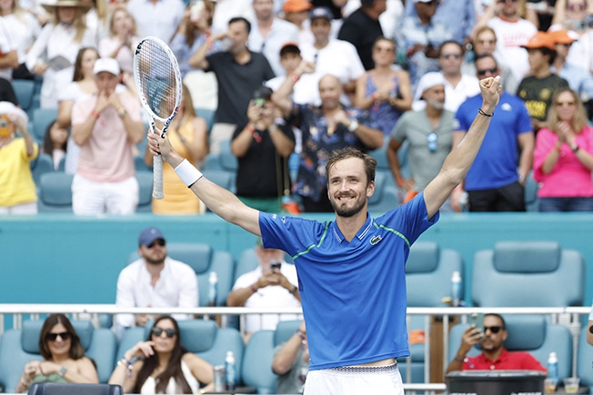 image &#8216;Hard court specialist&#8217; Medvedev confronts clay court season