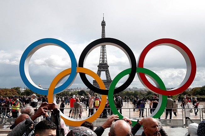 image Paris 2024 podium finishers to take piece of Eiffel Tower home