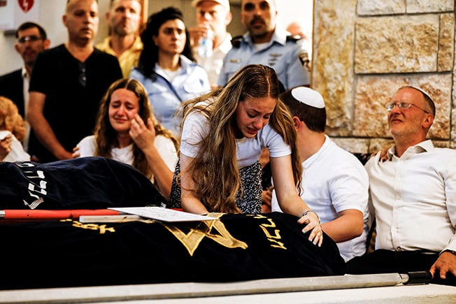 image Mother of Israeli sisters killed in West Bank attack dies