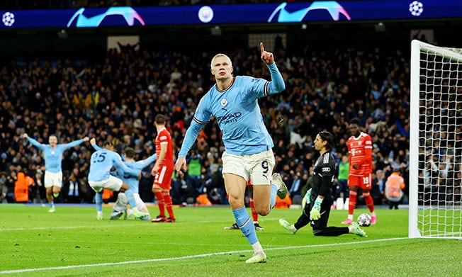 image Man City thrash Bayern 3-0 as Haaland reaches another milestone