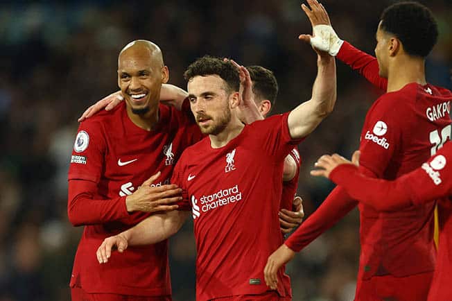 image Joy for Jota as Liverpool thump Leeds 6-1 at Elland Road