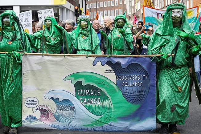 image Activists gather for Earth Day, urge action to avoid &#8216;dystopian&#8217; future