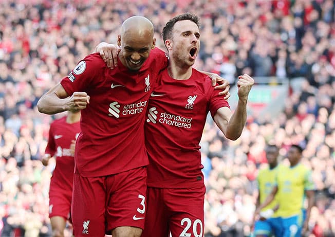 image Liverpool beat Forest, Leicester out of relegation zone