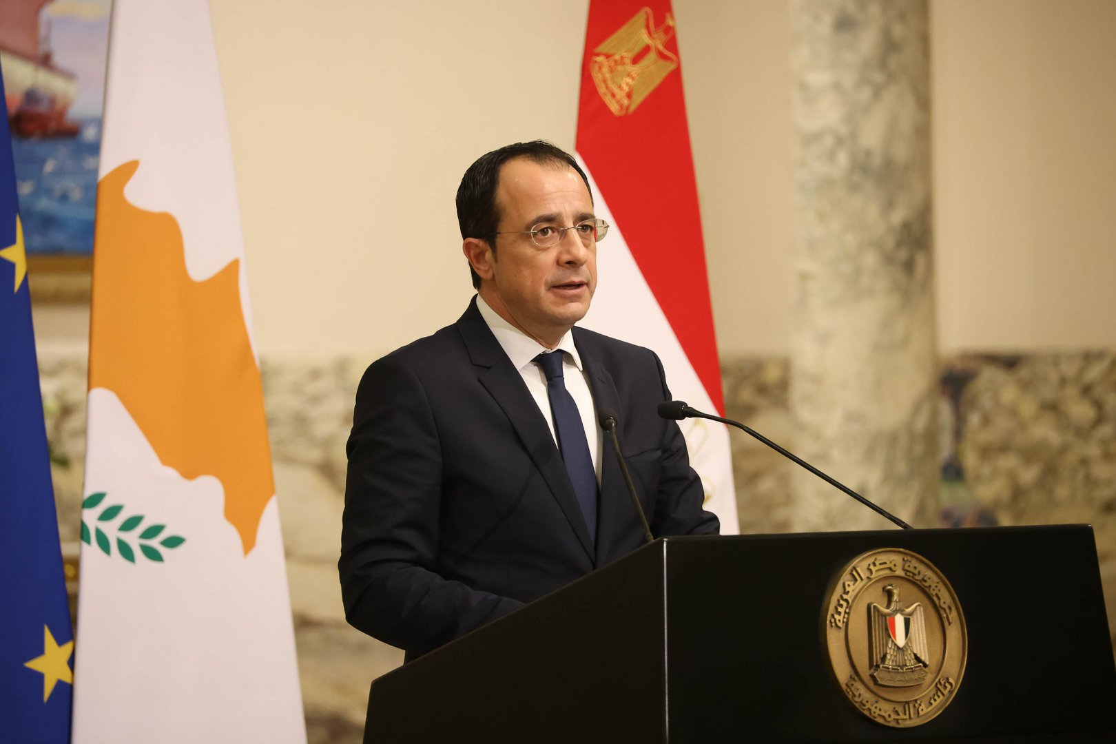 image President to meet with Arab League on last day in Egypt