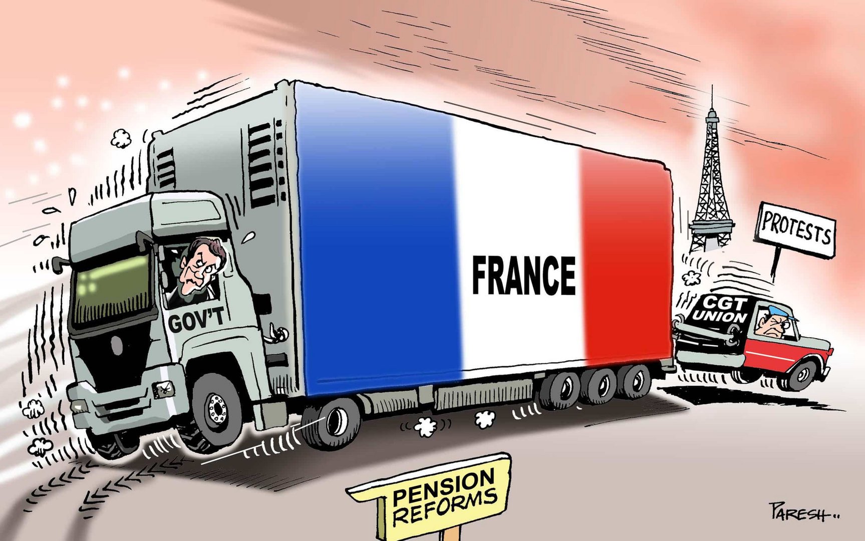 french pension protests