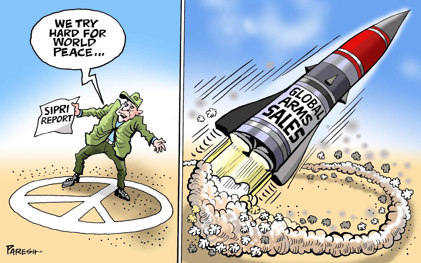 global arms sales rise