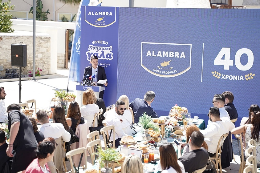 Alambra milk launch event Petrou Bros Dairy Products