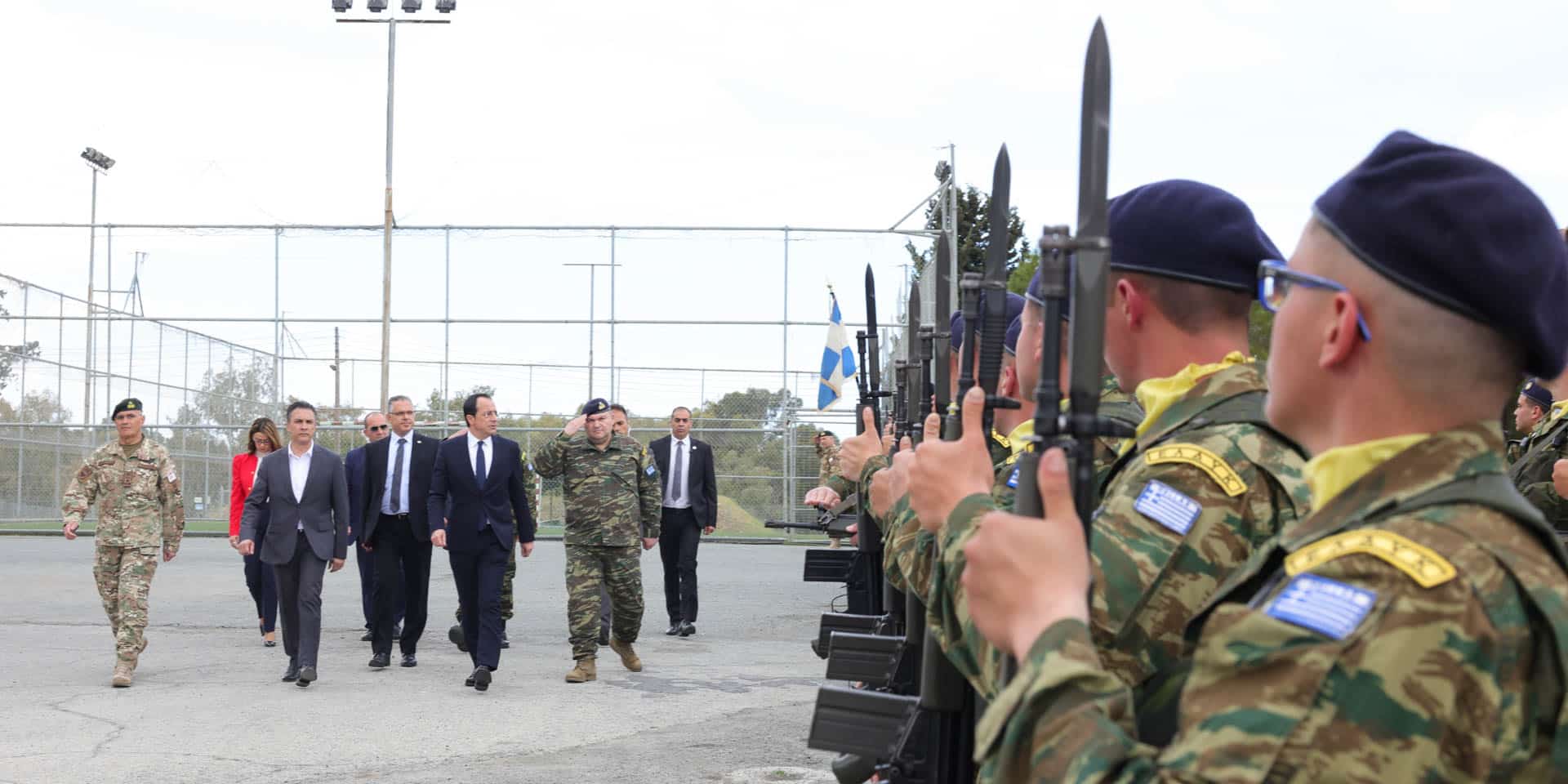image Only presence of the EU will break Cyprob deadlock says President during Eldyk camp visit