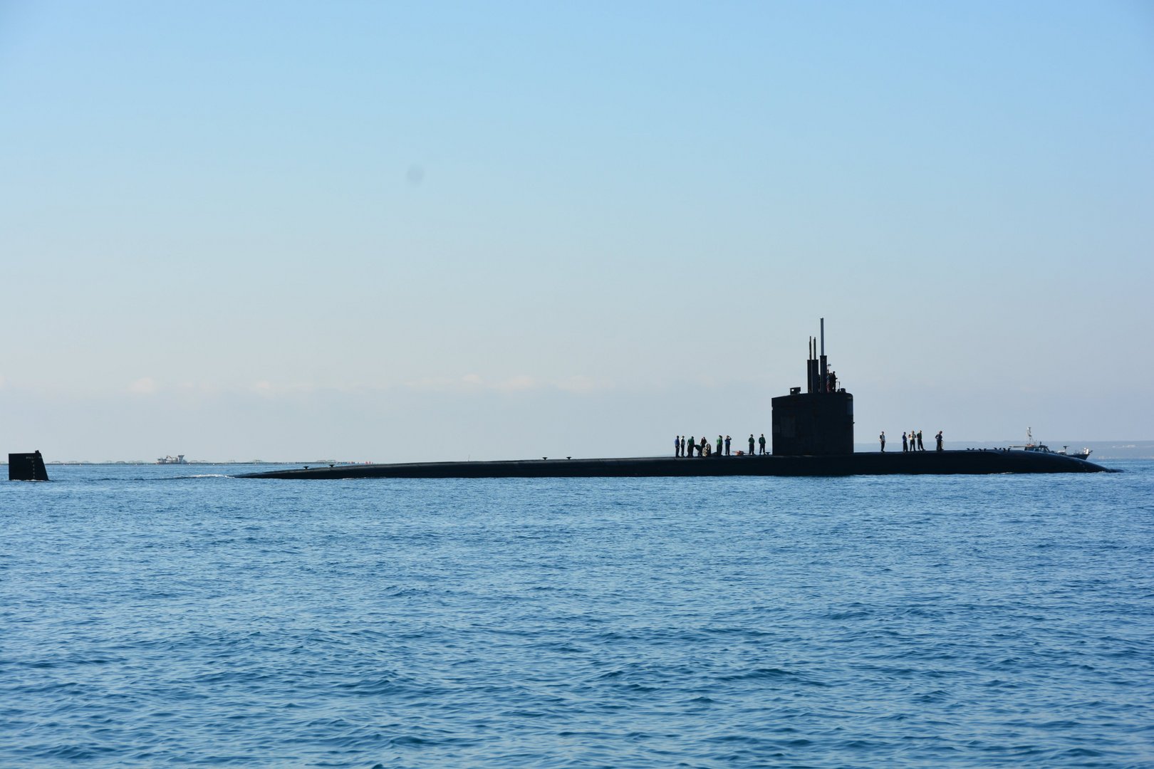 image US fast-attack submarine in Limassol