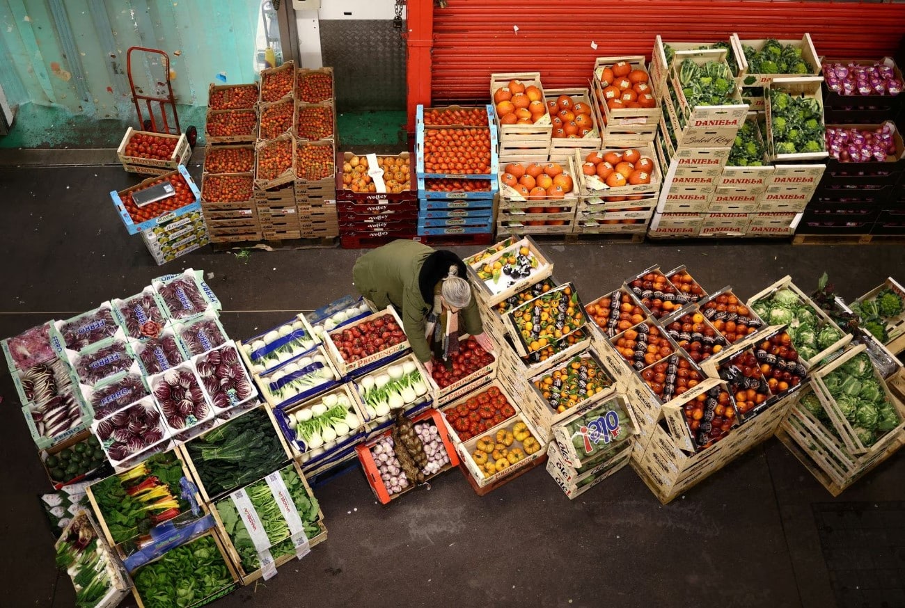 image UK inflation, highest in western Europe, falls only a little in March
