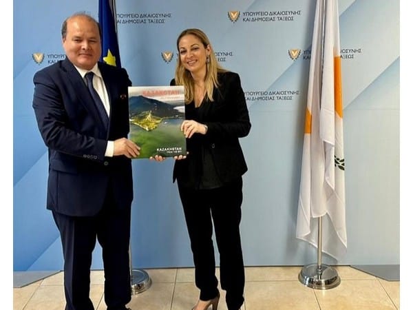 image Justice Minister and Kazakhstan ambassador discuss bilateral agreements