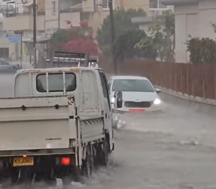 image Thunder, downpours and snow on Troodos, Cyprus drowns in April showers (Updated)