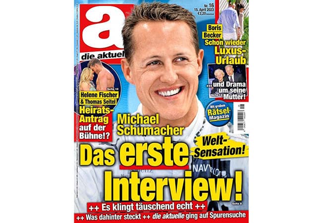 image Schumacher family planning legal action over AI &#8216;interview&#8217;