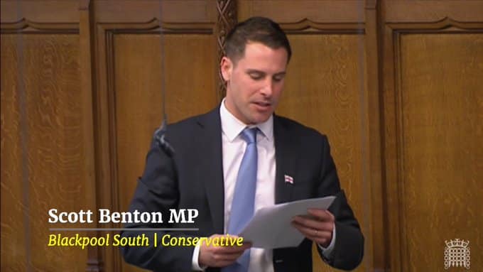 image Tory MP Benton suspended after newspaper sting
