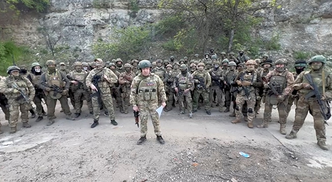 image Russia&#8217;s Wagner group appears to do U-turn on Bakhmut withdrawal