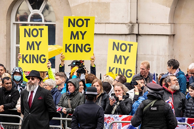 image Anti-monarchists criticise ‘heavy-handed’ arrests at King Charles’ coronation