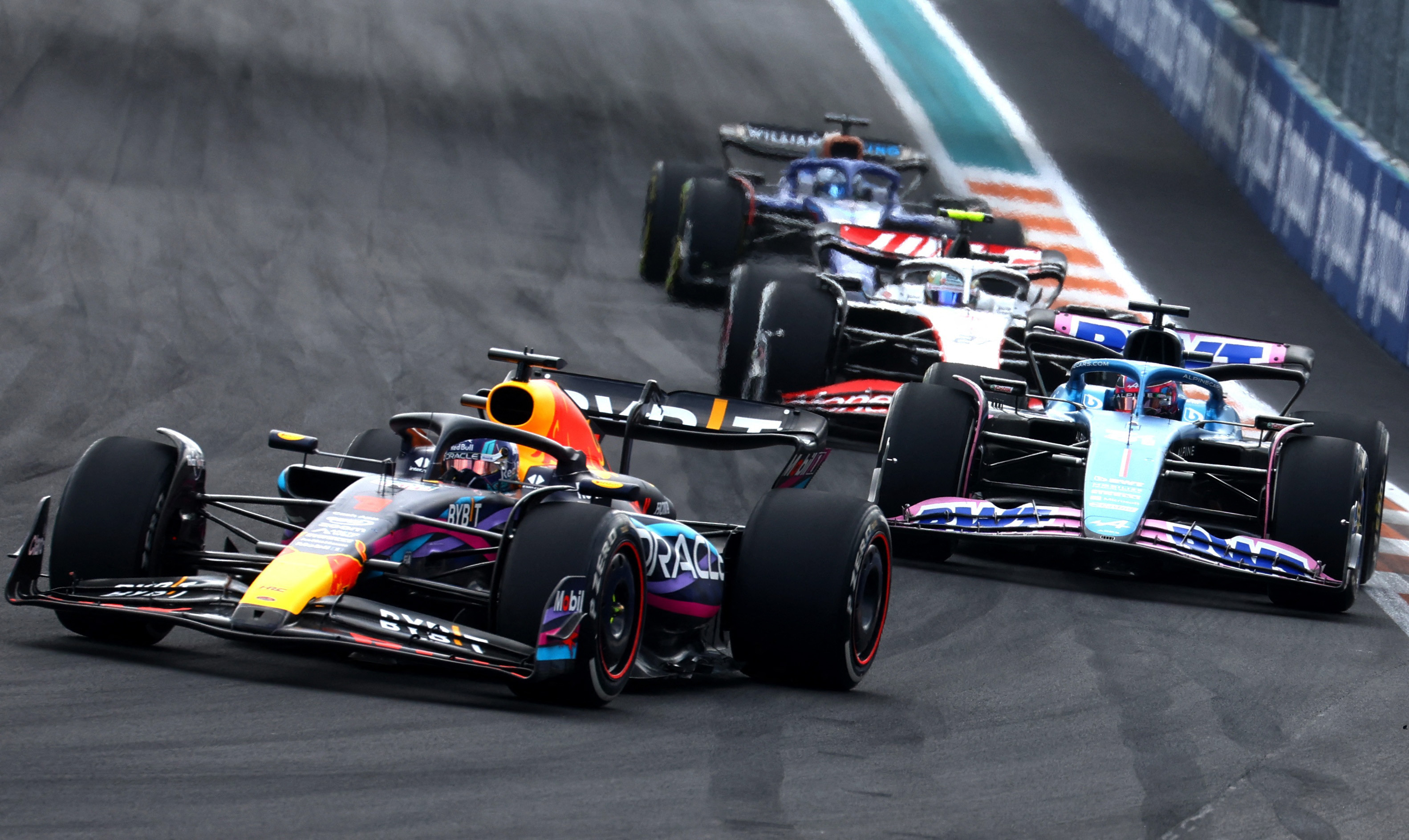 image Verstappen leads rampaging Red Bulls to one-two finish in Miami
