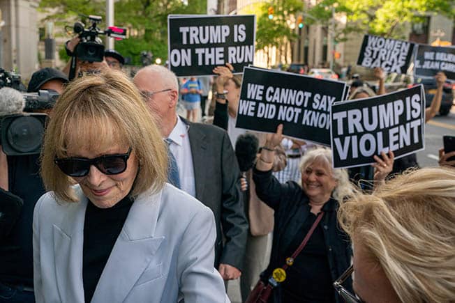 image Trump sexually abused writer E. Jean Carroll, must pay her $5 million, jury says