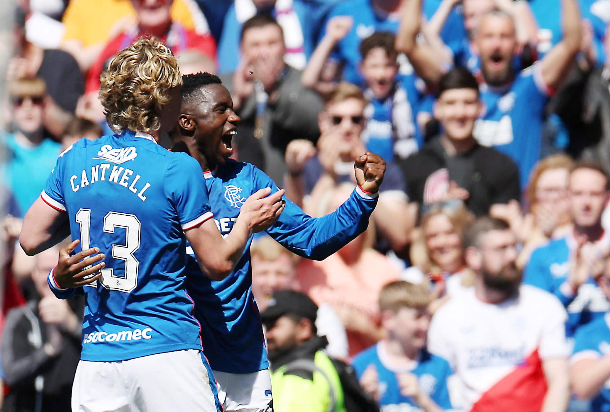 image Rangers claim 3-0 win to end Celtic&#8217;s bid for SPL points record