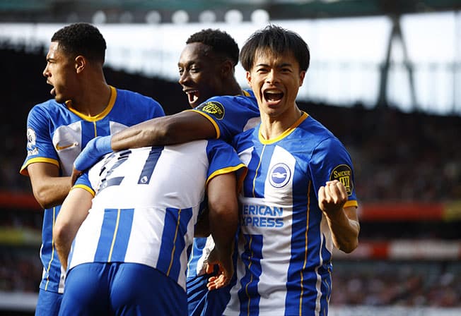 image Arsenal title hopes crushed after defeat by Brighton