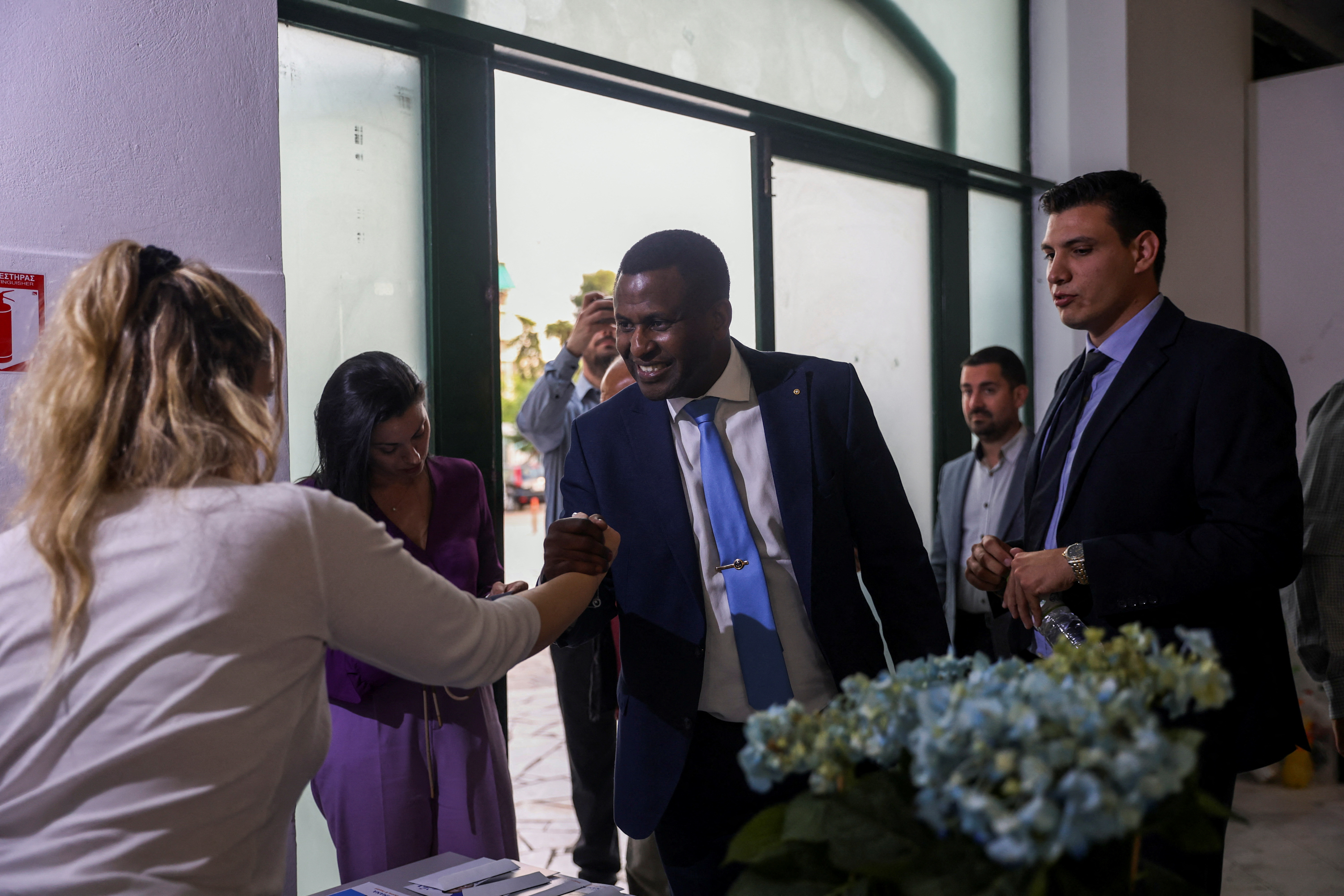 image Burundi-born ex-police officer seeks to be Greece&#8217;s first Black lawmaker