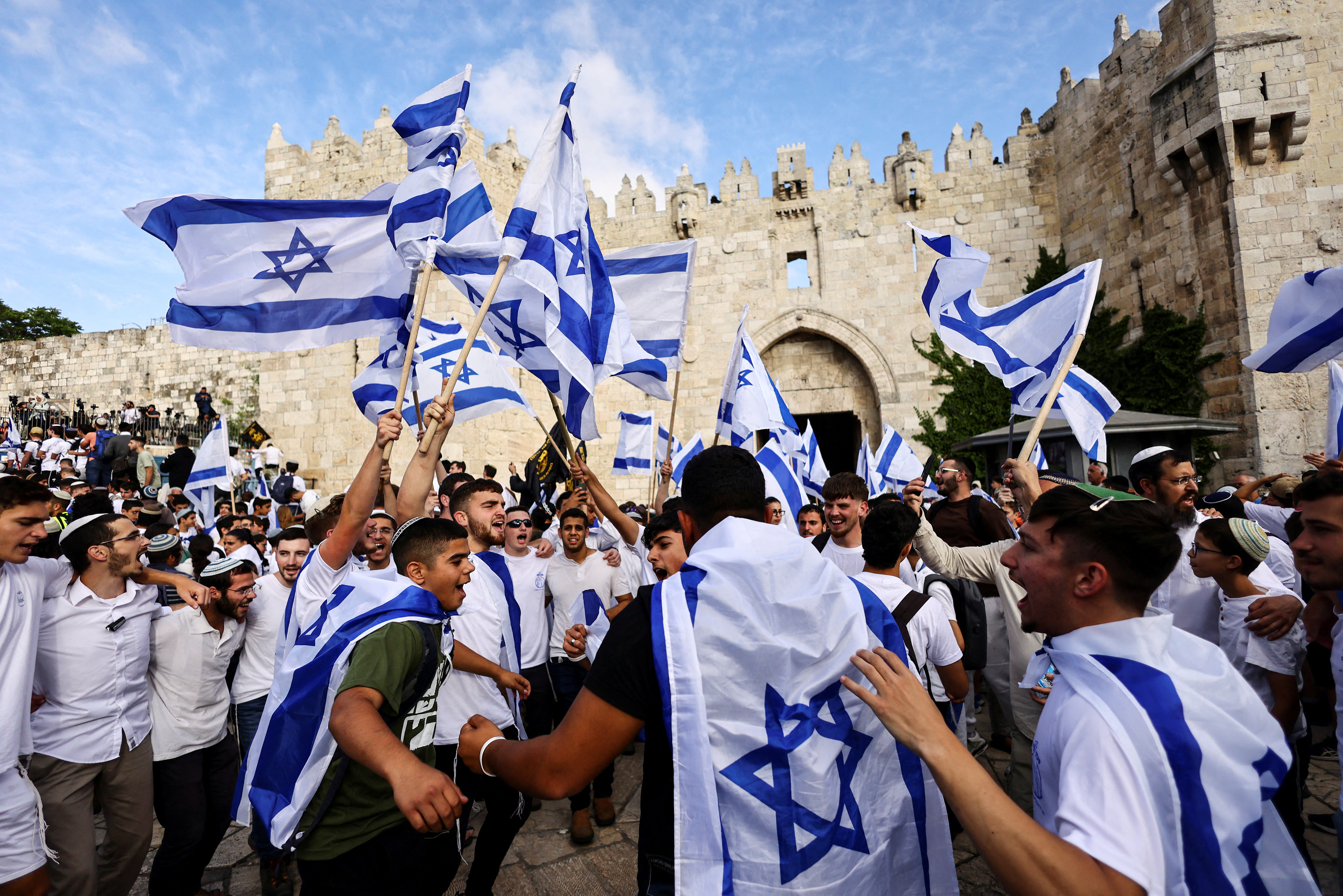 image Israel&#8217;s &#8216;Flag March&#8217; in Jerusalem rattles Palestinians