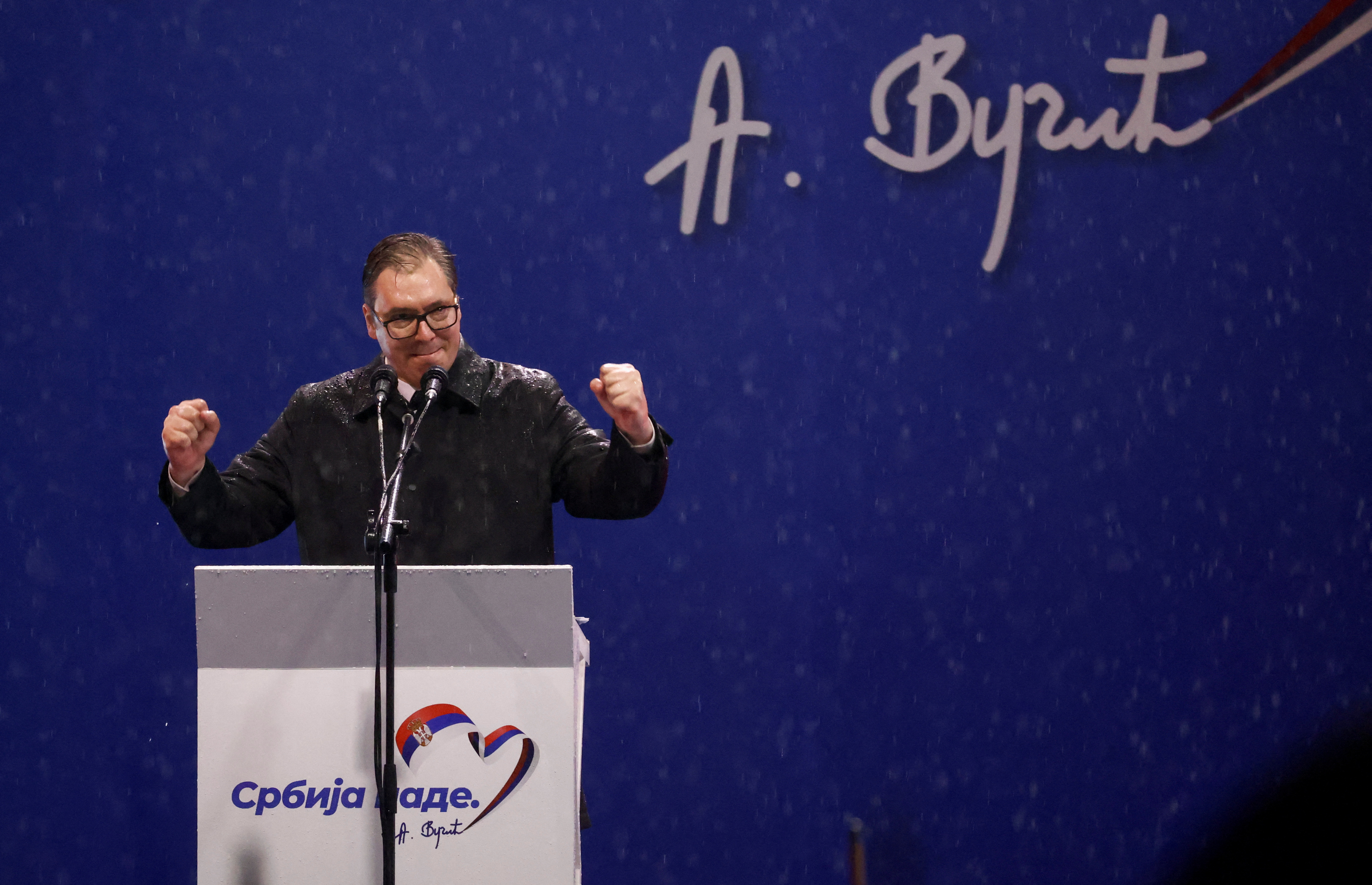 image Serbia&#8217;s President Vucic steps down as head of ruling party