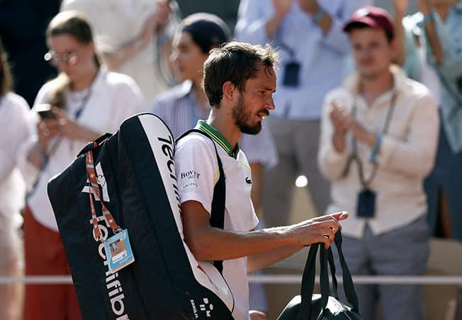 image Roland Garros goes Wild as Medvedev blown away, Djokovic accused of fanning political flames