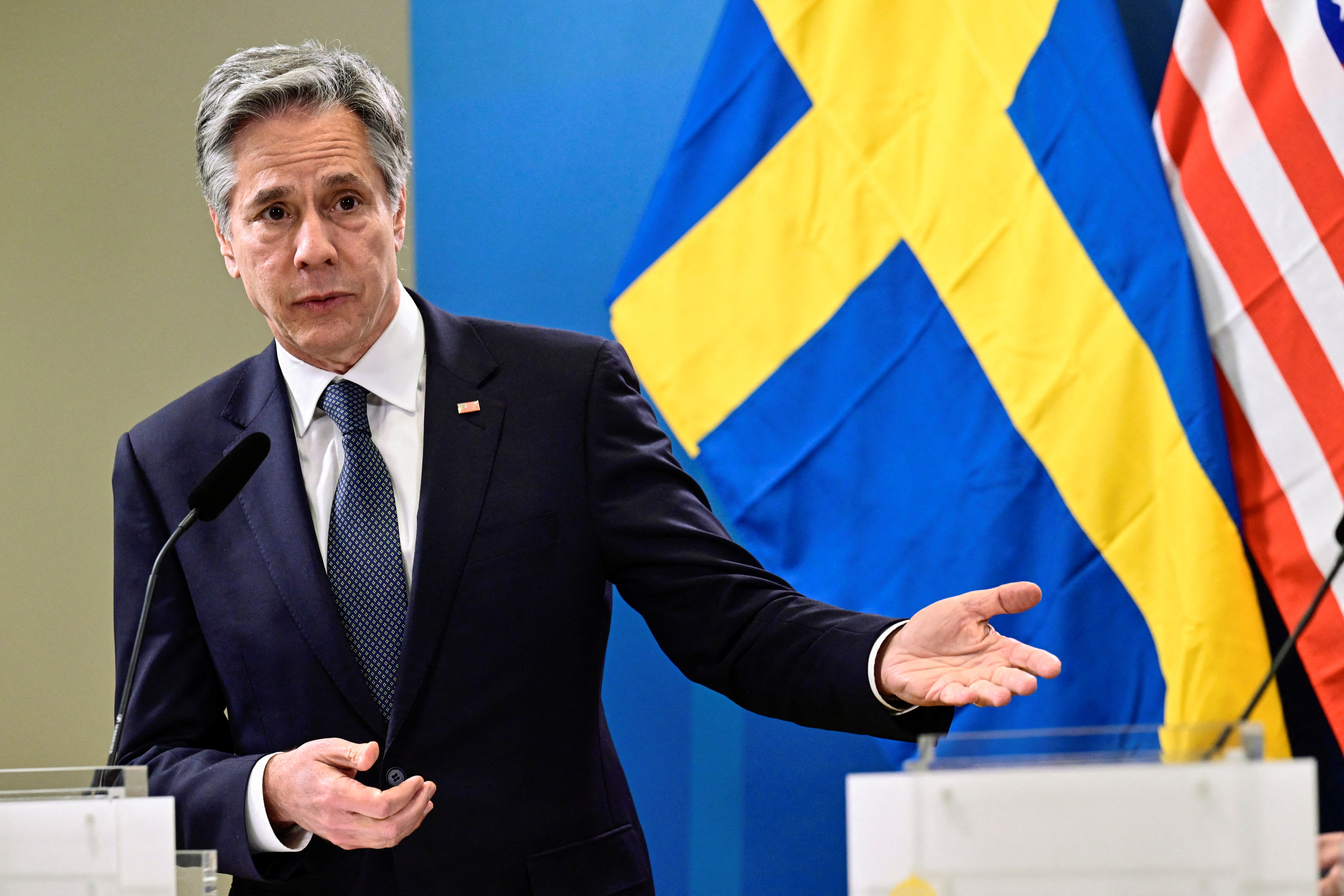 image Blinken urges Turkey to immediately approve Sweden&#8217;s NATO accession