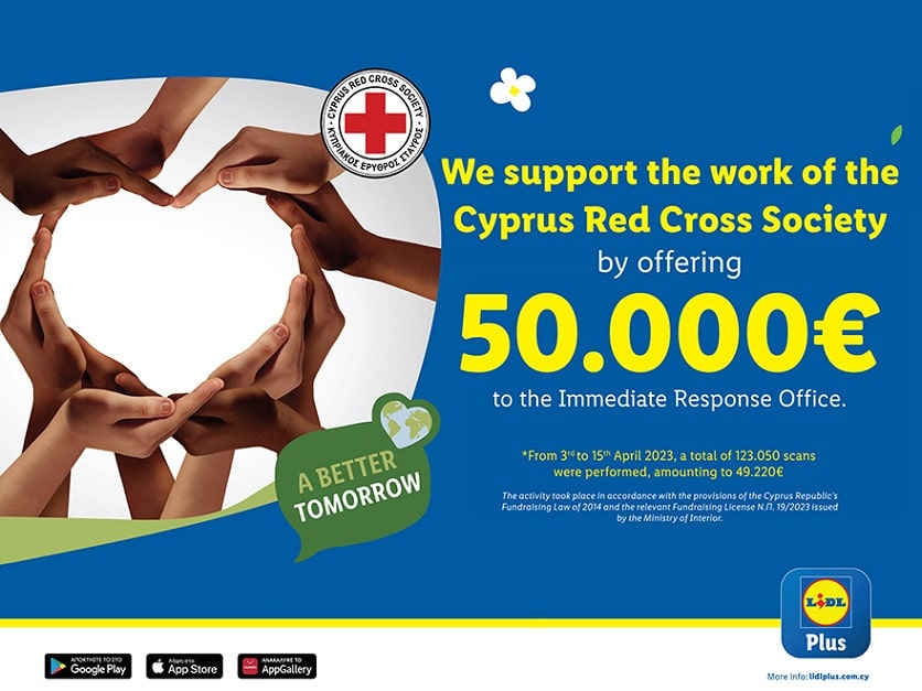 image Lidl drive raises €50,000 for Cyprus Red Cross crisis services